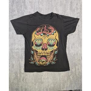 Y2K Parkway Drive Heavy Metal Band Skull Graphic Print Shirt